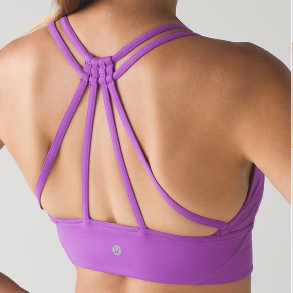 Lululemon As You Like Bra Moonlit Magenta purple size 4 small adjustable padded - Picture 4 of 10